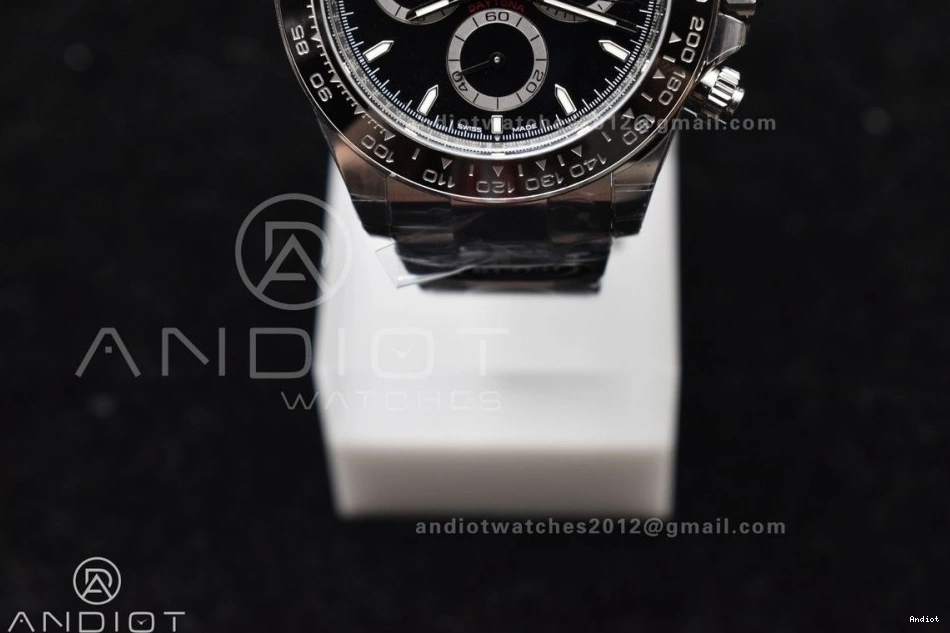 Comfortable Daytona BTF 1:1 Best Bracelet 777 SS DD 904L Black Edition Steel On 126500 Dial 0815